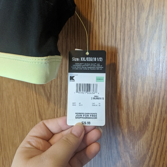 Neon Stripe Everlast Sports Bra & Leggings Set - XXL/18½ - Picture 2 of 3